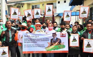Espas Sahabat Sandiaga Uno Bagikan Voucer BBM Murah Untuk Ojol di Cibubur - JPNN.com