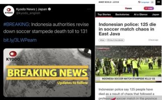 Tragedi Kanjuruhan Jadi Sorotan Dunia, Media-Media Besar Jepang Menulis Begini - JPNN.com