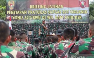 450 Prajurit TNI Yonif 623 /BWU Mempertebal Keamanan Papua Barat  - JPNN.com