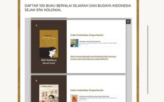 Link Pembelian 100 Buku yang Mewarnai Sejarah dan Budaya Indonesia Dirilis - JPNN.com