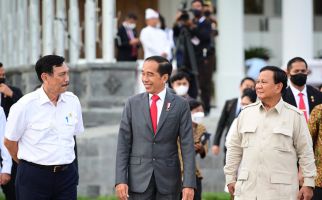 Jokowi Tinggalkan Indonesia, Luhut hingga Prabowo Menyaksikan, Lihat Ekspresi Mereka - JPNN.com