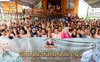 Mak-Mak di Toraja Utara Gelar Doa Bersama dan Sepakat Mendukung Ganjar - JPNN.com