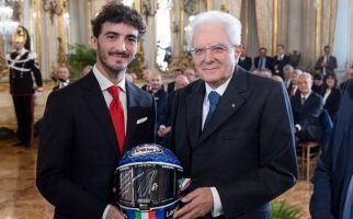 Presiden Italia Puji Kemenangan Francesco Bagnaia dan Ducati - JPNN.com