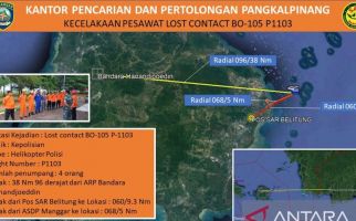 Helikopter Polri Dikabarkan Hilang Kontak di Perairan Belitung Timur - JPNN.com
