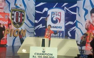 Rizky Faidan Bawa Bali United Juara Nusapay IFeLeague 1 2022 - JPNN.com