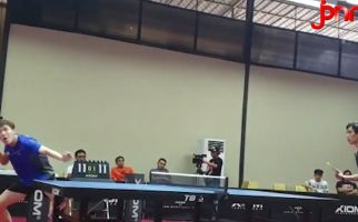 Duel Indonesia vs Malaysia di Grand Opening Manggung Xiom Table Tennis Center - JPNN.com