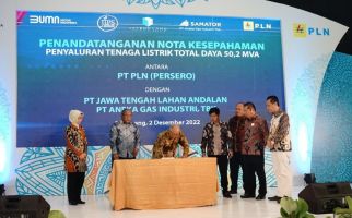 Teken MoU, PLN Salurkan Listrik 50,2 MVA untuk Kawasan Industri Sayung dan Pabrik Gas Terbesar - JPNN.com