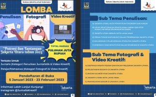 Ayo Bedah Jakarta Utara Lewat Lomba Penulisan, Fotografi, dan Video Kreatif - JPNN.com