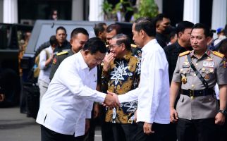 JoMan Datang, Prabowo Singgung Anggapan Jadi Menhan Pemerintahan Jokowi seakan Kudeta - JPNN.com