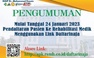 Hindari Penumpukan Antrean, RSMH Palembang Terapkan Pendaftaran Online - JPNN.com