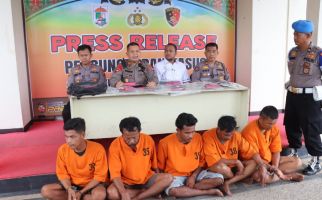 Polres Pelalawan Tangkap Komplotan Perampok Sadis Spesialis Alat Berat, Tuh Lihat - JPNN.com