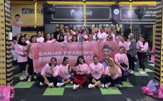 Gandeng Komunitas Zumba, Srikandi Ganjar Jambi Gelar Healthy Day - JPNN.com