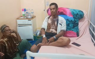 Disiram Air Keras, Eks Kades di Musi Rawas Alami Luka Bakar di Sekujur Tubuh, Lihat - JPNN.com