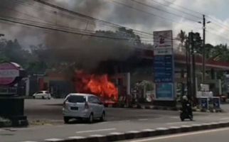Selang Pompa Bocor, SPBU di Magelang Terbakar, Duar! - JPNN.com