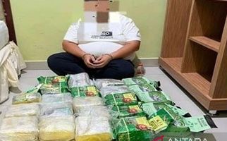 Detik-Detik Polisi Menyetop Mobil Pembawa 46 Kg Sabu-Sabu di Sumut, Ini Pelakunya - JPNN.com