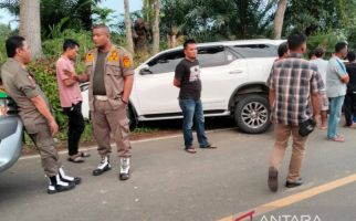 Detik-Detik Mobil Dinas Wabup Mukomuko Kecelakaan di Jalan Lintas Sumatera - JPNN.com