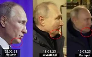 Rusia Pakai Pria Mirip Vladimir Putin Kunjungi Wilayah Perang? - JPNN.com