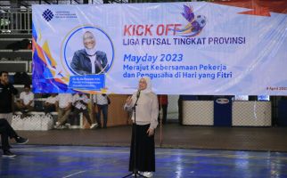 Sambut Mayday 2023 dengan Gelar Liga Futsal Pekerja, Begini Pesan Menaker Ida Fauziyah - JPNN.com