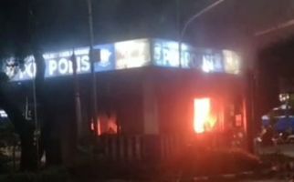 5 Fakta Pos Polisi di Makassar Diserang-Dibakar OTK, Pelaku Berbadan Kekar? - JPNN.com