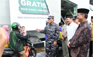 KSAL Melepas Mudik Gratis Bersama TNI AL Lewat Jalur Laut dan Darat, Begini Pesannya - JPNN.com
