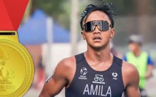 Rashif Amila Raih Medali Emas Pertama Indonesia di SEA Games 2023 - JPNN.com