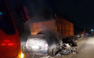 Kronologi Kecelakaan Maut di Tol Bakauheni Lampung yang Menewaskan 2 Orang - JPNN.com