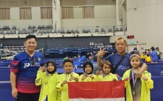 Tim Beregu Putri U-9 Terry Palmer Indonesia Raih Perunggu di Singapura  - JPNN.com