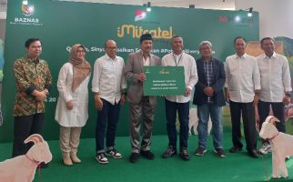 Mitratel Gandeng BAZNAS Salurkan 3.467 Paket Daging Kurban ke Sejumlah Daerah - JPNN.com