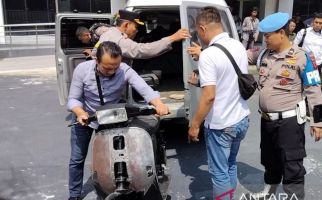 Minibus Berisi Motor Vespa Milik Warga Bogor Dicuri, Ditemukan di Sebuah Bengkel Cianjur - JPNN.com