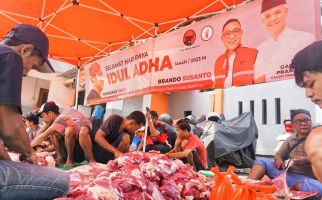TMP Bagikan Daging Kurban ke Warga DKI Jakarta, Brando: Wujud Gotong Royong dan Toleransi - JPNN.com