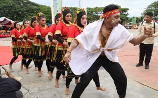 Perayaan HUT Bhayangkara di Inhu Dimeriahkan Pagelaran Ragam Budaya - JPNN.com