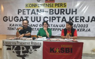 Besok Ribuan Petani dan Buruh Bakal ke MK, Kawal Sidang Uji Formal UU Ciptaker - JPNN.com