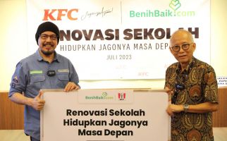 KFC Salurkan Donasi Rp 415 Juta untuk Renovasi Sekolah Dasar di Banjarwangi - JPNN.com
