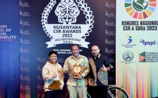 Komitmen Membangun Kualitas Hidup Masyarakat, Indra Karya Raih NCSR Award 2023 - JPNN.com