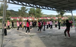 Srikandi Ganjar Sulteng Gelar Senam Zumba Bareng Perempuan Milenial - JPNN.com