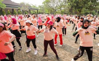 Sukarelawan Mak Ganjar Gelar Fun Zumba dan Aerobik di Serpong - JPNN.com