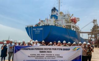 Holding Perkebunan Nusantara Ekspor Perdana Palm Kernel Expeller ke China Rp 18,2 Miliar - JPNN.com