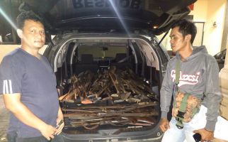 Polda Banten Terima 202 Pucuk Senjata Api Rakitan dari Warga, Lihat - JPNN.com