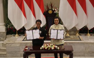 Teken MoU, Menlu Retno dan Menkeu Sri Mulyani Siap berkolaborasi Memperkuat Diplomasi Ekonomi - JPNN.com