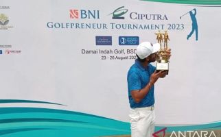 Yuvraj Singh Sandhu Juara Turnamen BNI Ciputra Golfpreneur 2023 - JPNN.com