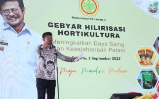 Perkuat Hilirisasi, Mentan Syahrul Buka Gebyar Hortikultura dan Luncurkan Gerakan Gloria - JPNN.com