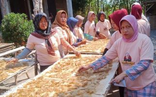 Sukarelawan Ganjar Gelar Pelatihan Pembuatan Kerupuk Gandum Bareng Ibu-Ibu di Jepara - JPNN.com