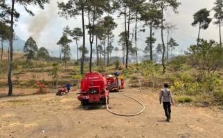 Polisi Bergerak, Pembakar Hutan Gunung Guntur Siap-Siap Saja - JPNN.com