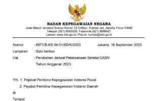 SE BKN: Pendaftaran CPNS 2023 & PPPK Ditunda, Ini Jadwal Terbaru, Lengkap! - JPNN.com