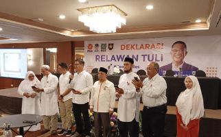 Bersama Anies, Relawan Penyandang Tuli Siap Perjuangkan Status Bahasa Isyarat - JPNN.com