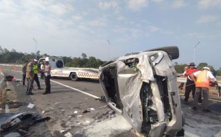 Mobil Rombongan Pengurus KONI Ogan Ilir Kecelakaan di Tol Indralaya, Begini Kondisinya - JPNN.com