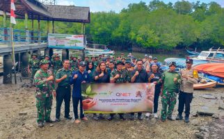 QNET dan Kodim 1611 Badung Kunjungi Hutan Mangrove di Bali - JPNN.com