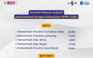 Pelamar PPPK Guru 2023 di Daerah Ini Cuma 1 Orang, Empat Kabupaten di Bawah 19 - JPNN.com