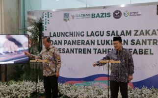 Baznas DKI Launching Lagu Salam Zakat dan Pameran Lukisan Karya Santri Difabel - JPNN.com