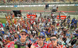 Hasil MotoGP Indonesia: Start ke-13, Pecco Finis Pertama, 7 Pembalap Menderita - JPNN.com